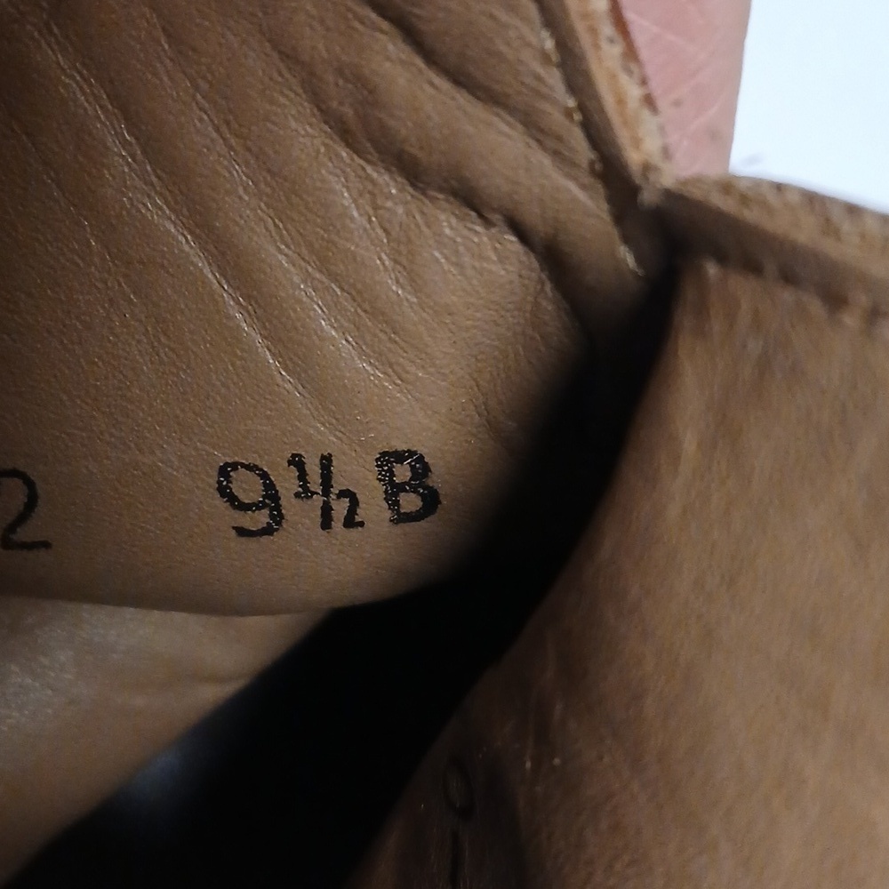Tecovas The PENNY Brown Leather Cowboy Boots Sz 9.5 - Picture 16 of 16
